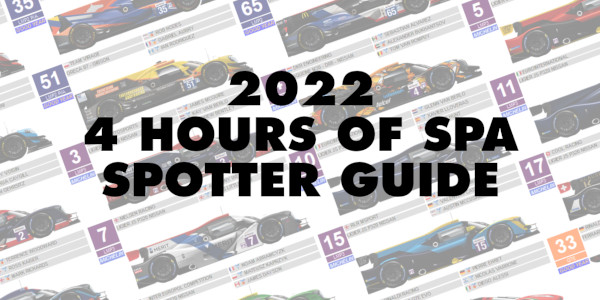 Preview image of 2022 4 Hours of Spa Spotter Guide