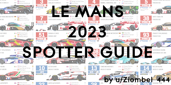 Preview image of 2023 24 Hours of Le Mans Spotter's Guide